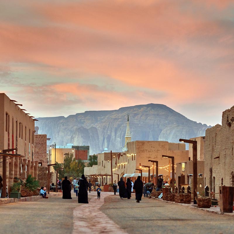 hegra elephant rock and old town al ula