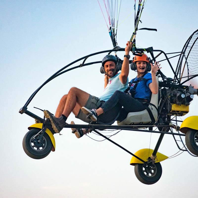 paramotor flying tour al ahsa