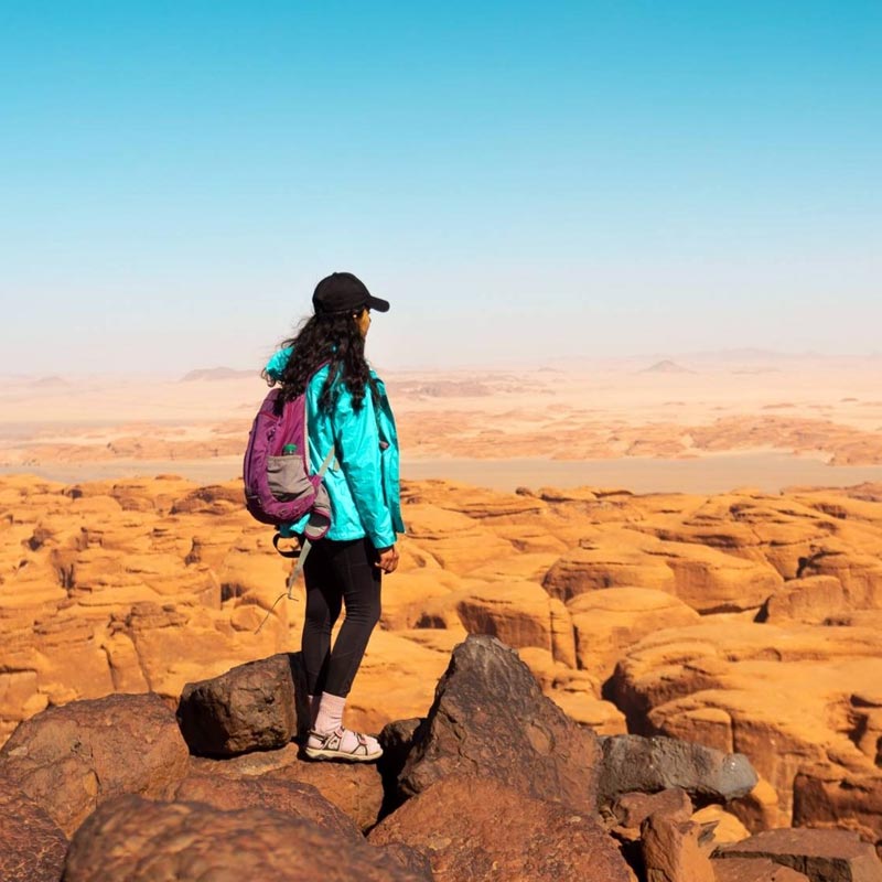 top of al harra hike