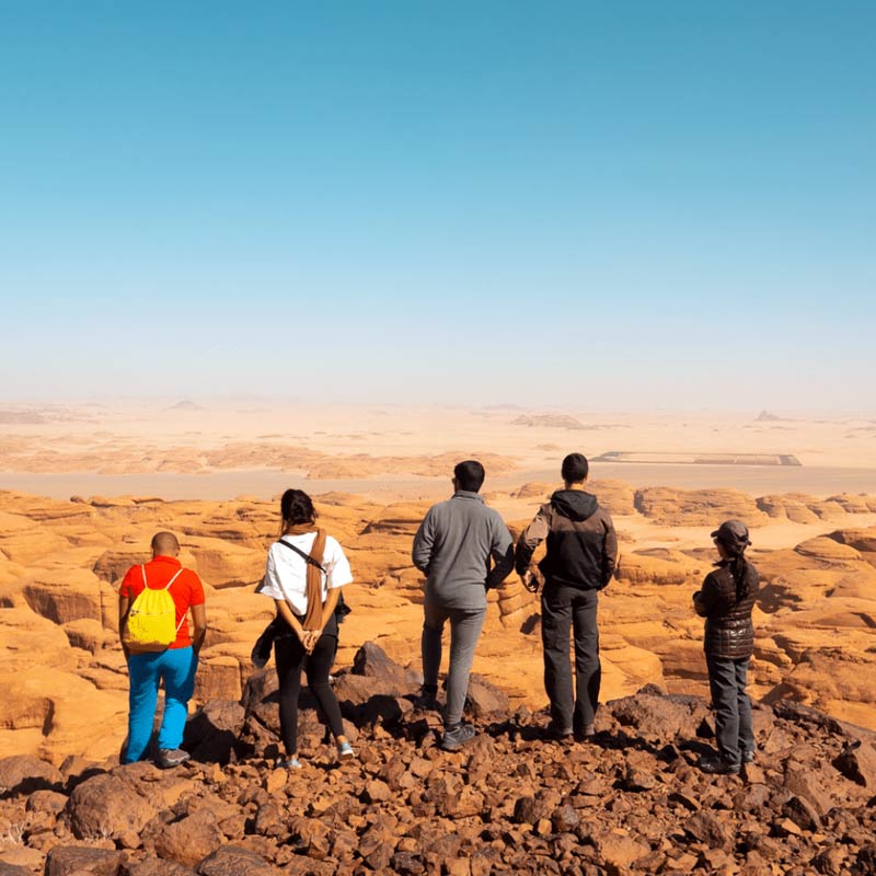 top of al harra hike