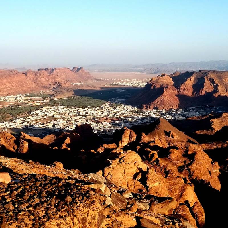 top of al harra hike