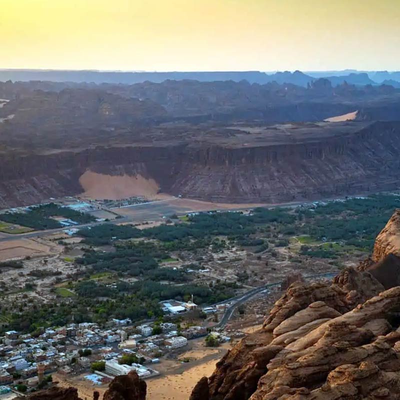 top of al harra hike